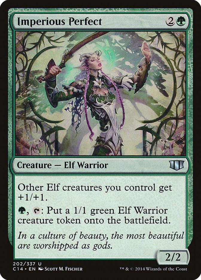Imperious Perfect 202 card from Commander 2014