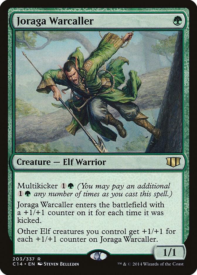 Joraga Warcaller 203 card from Commander 2014