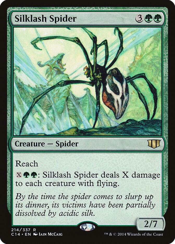 Silklash Spider 214 card from Commander 2014