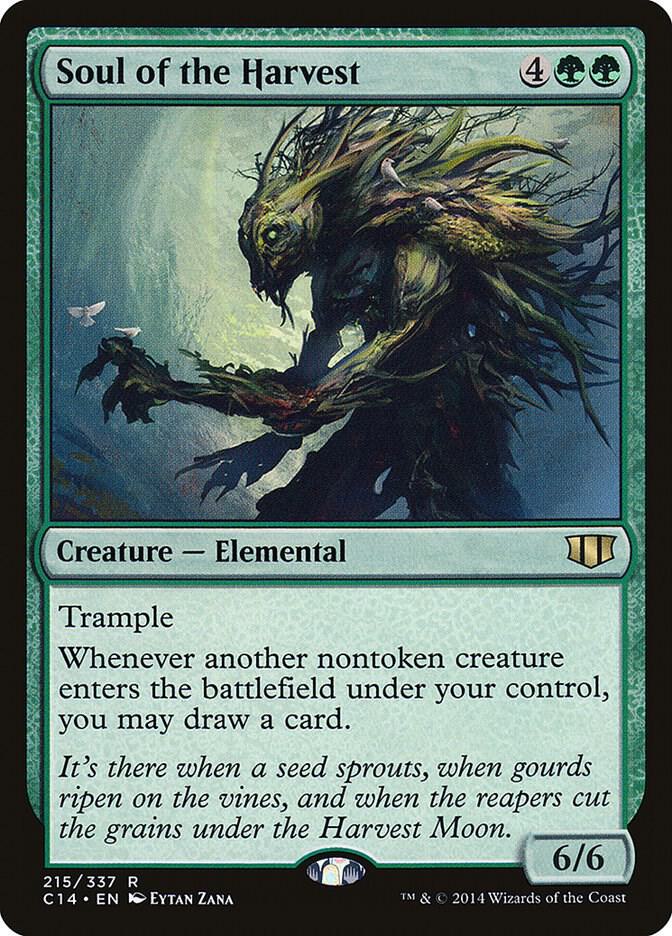 Soul of the Harvest 215 card from Commander 2014