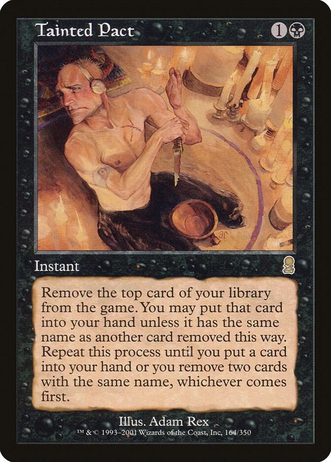 Tainted Pact 164 card from Odyssey