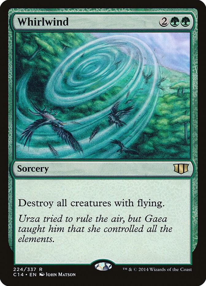 Whirlwind 224 card from Commander 2014