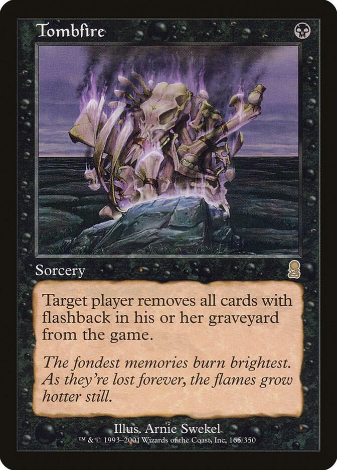 Tombfire 165 card from Odyssey