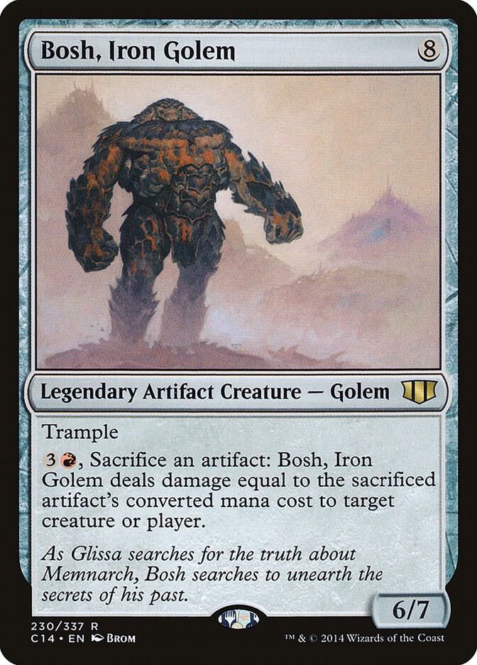 Bosh, Iron Golem 230 card from Commander 2014