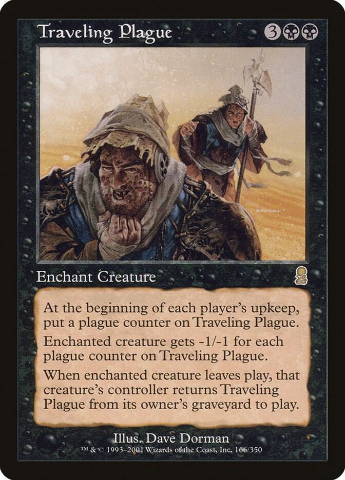 Traveling Plague 166 card from Odyssey