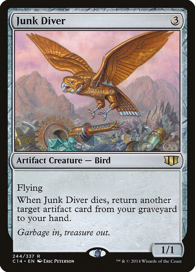 Junk Diver 244 card from Commander 2014