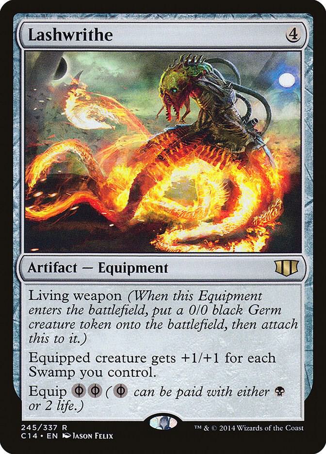 Lashwrithe 245 card from Commander 2014