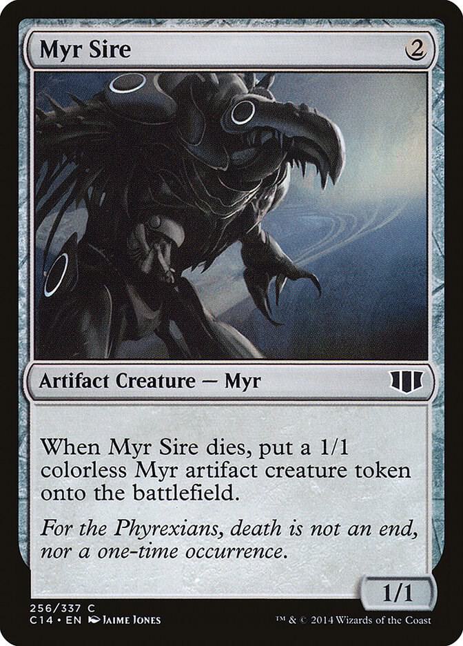 Myr Sire 256 card from Commander 2014