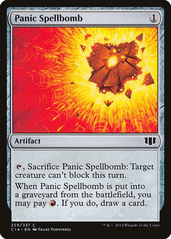Panic Spellbomb 259 card from Commander 2014
