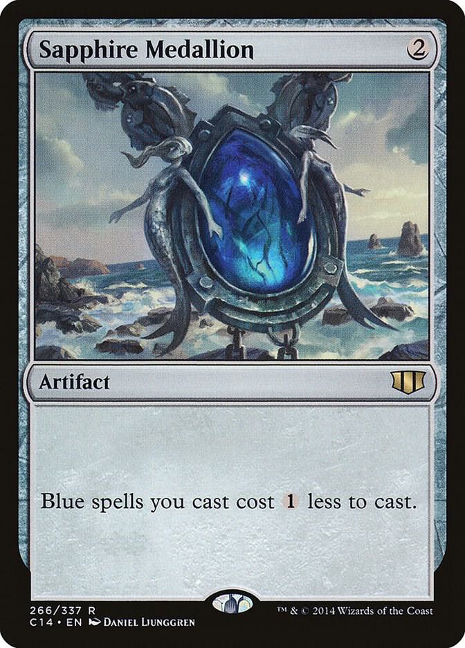 Sapphire Medallion 266 card from Commander 2014