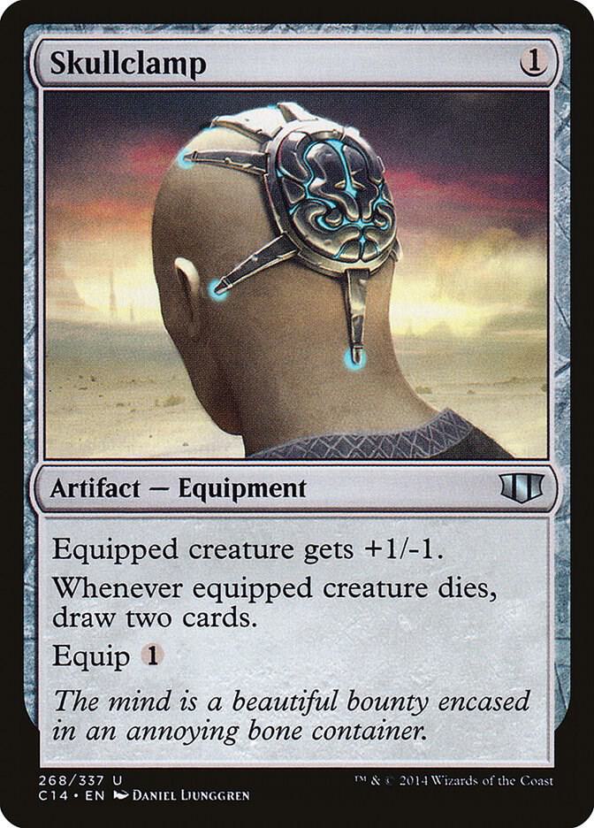 Skullclamp 268 card from Commander 2014