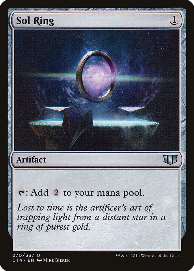 Sol Ring 270 card from Commander 2014