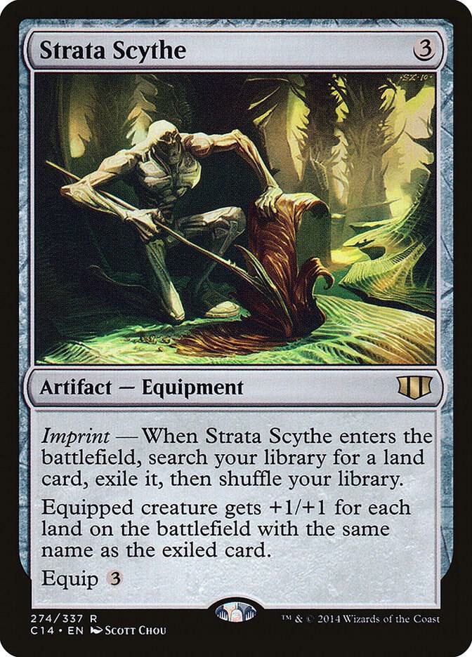Strata Scythe 274 card from Commander 2014