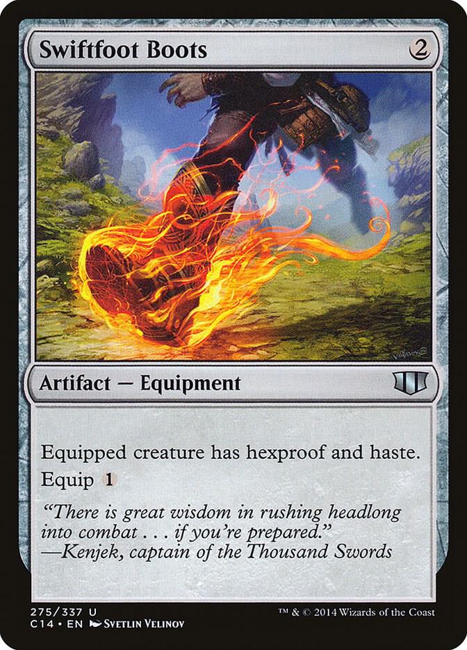 Swiftfoot Boots 275 card from Commander 2014