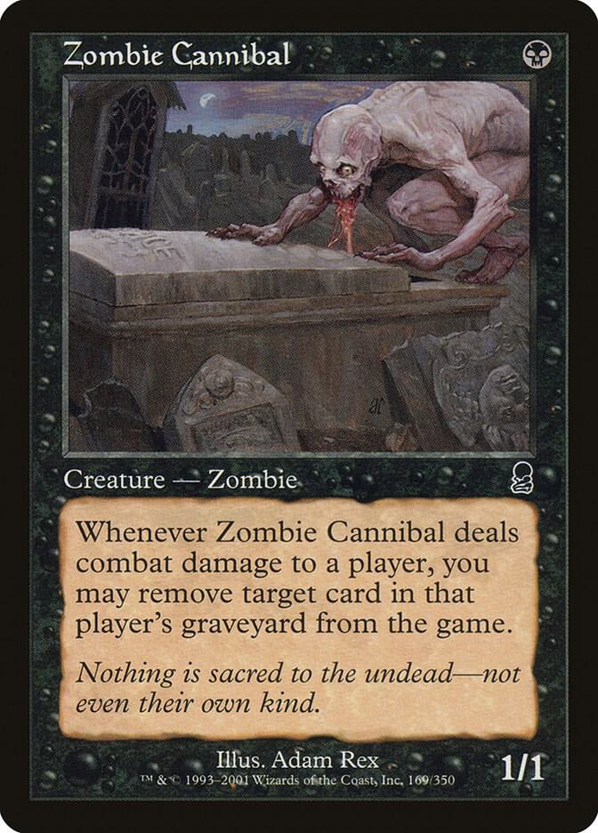 Zombie Cannibal 169 card from Odyssey