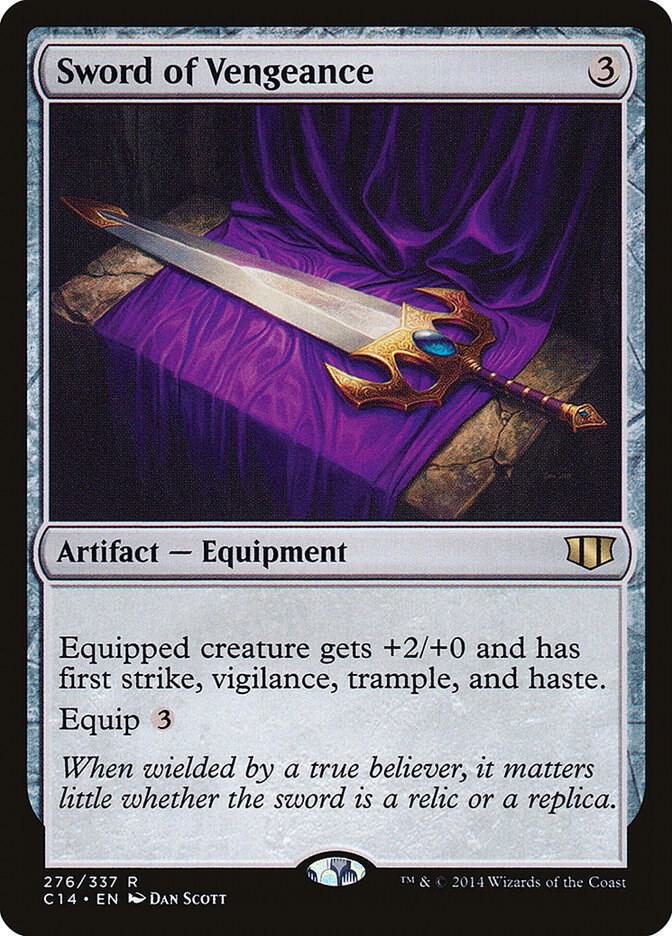 Sword of Vengeance 276 card from Commander 2014