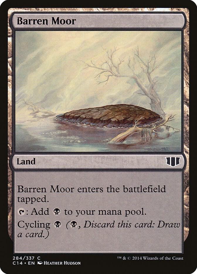 Barren Moor 284 card from Commander 2014