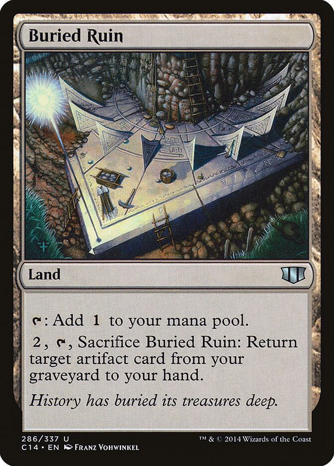 Buried Ruin 286 card from Commander 2014