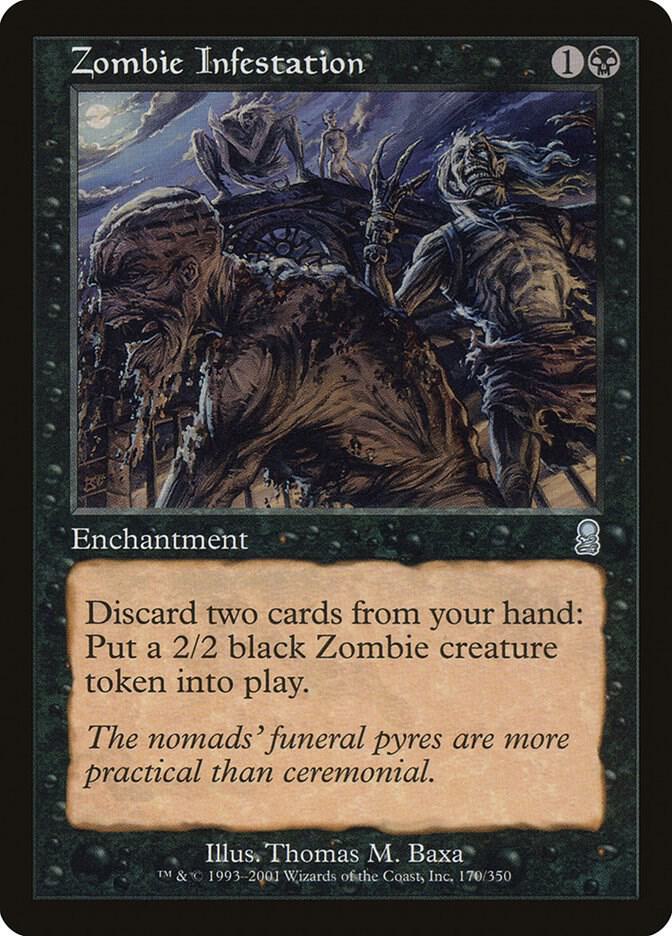Zombie Infestation 170 card from Odyssey