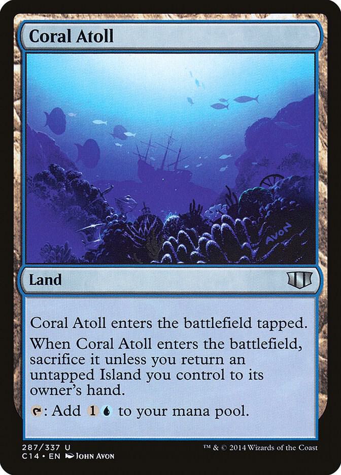 Coral Atoll 287 card from Commander 2014