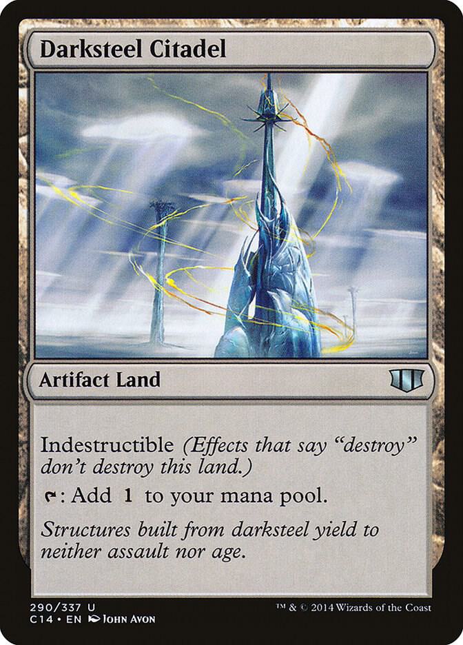 Darksteel Citadel 290 card from Commander 2014