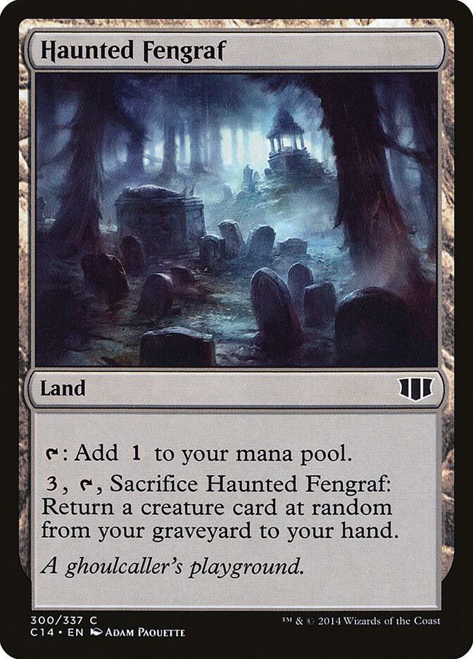 Haunted Fengraf 300 card from Commander 2014