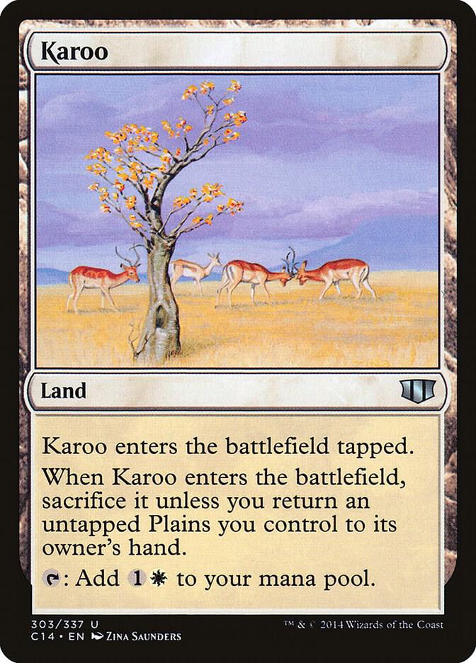 Karoo 303 card from Commander 2014