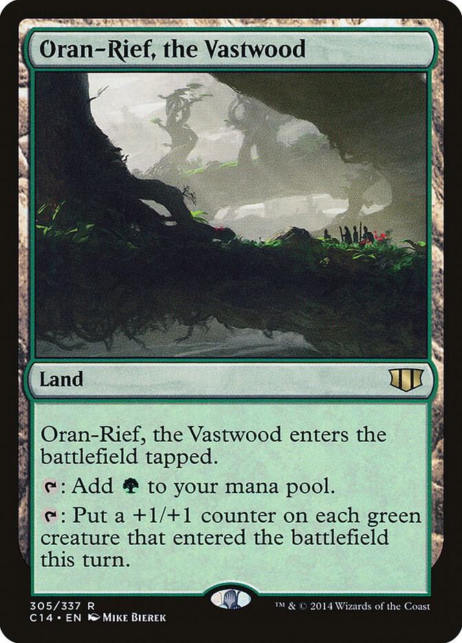 Oran-Rief, the Vastwood 305 card from Commander 2014