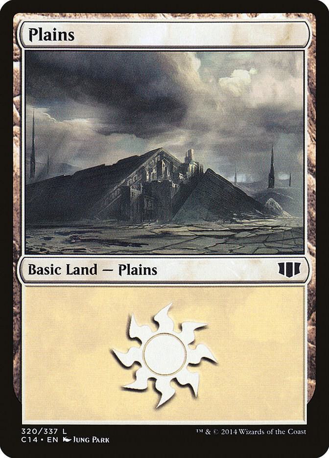 Plains 320 card from Commander 2014