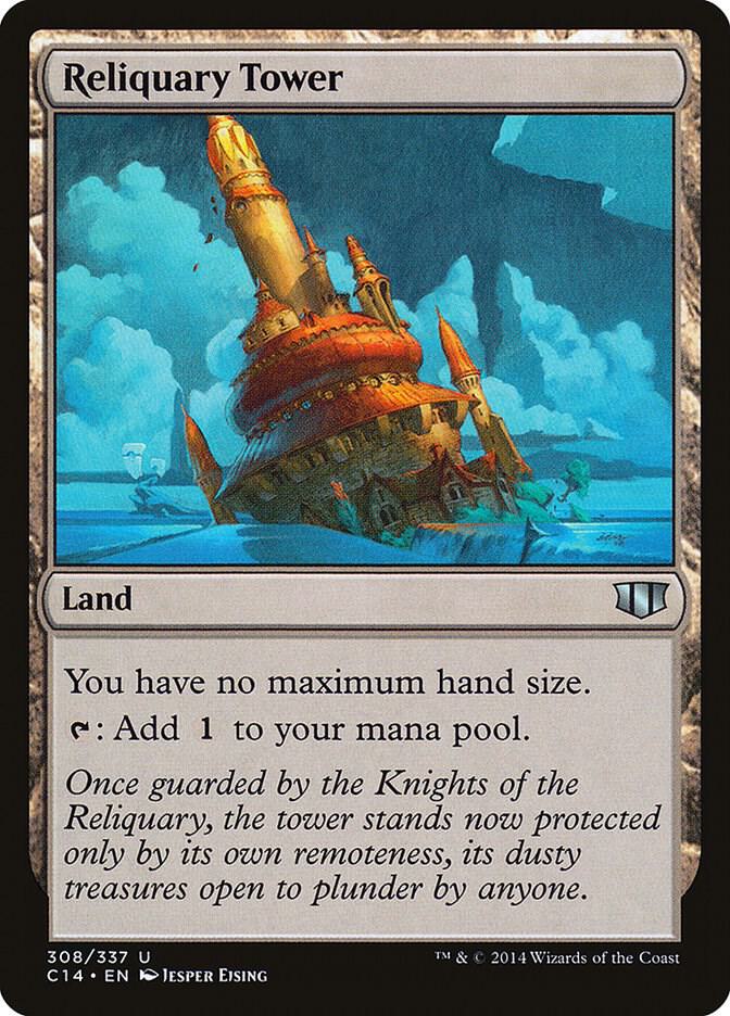Reliquary Tower 308 card from Commander 2014