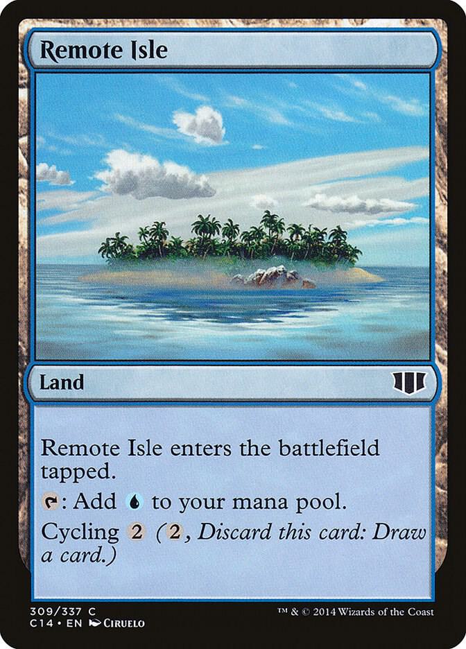 Remote Isle 309 card from Commander 2014