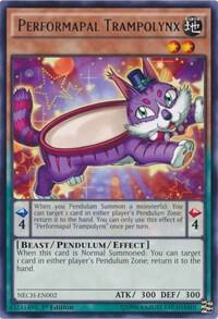 Performapal Trampolynx NECH-EN002 card from The New Challengers