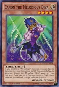 Canon the Melodious Diva NECH-EN004 card from The New Challengers