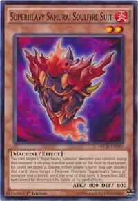 Superheavy Samurai Soulfire Suit NECH-EN010 card from The New Challengers
