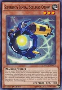 Superheavy Samurai Soulbang Cannon NECH-EN013 card from The New Challengers