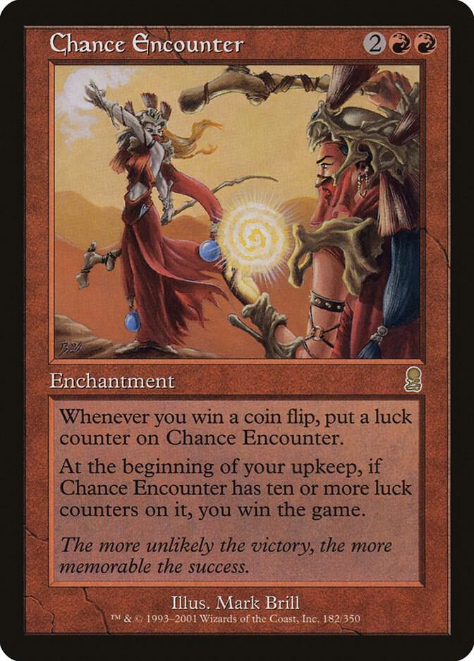 Chance Encounter 182 card from Odyssey