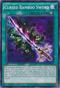 Cursed Bamboo Sword NECH-EN068 card from The New Challengers