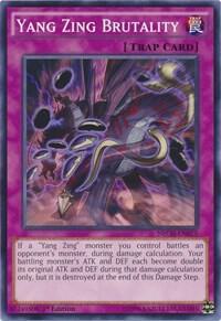Yang Zing Brutality NECH-EN075 card from The New Challengers