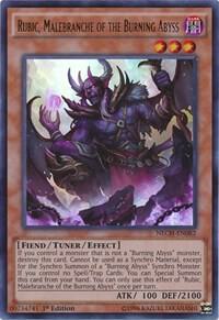Rubic, Malebranche of the Burning Abyss NECH-EN082 card from The New Challengers