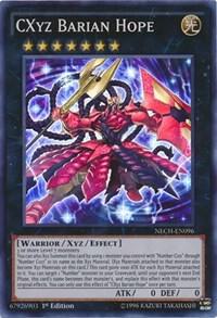 CXyz Barian Hope NECH-EN096 card from The New Challengers
