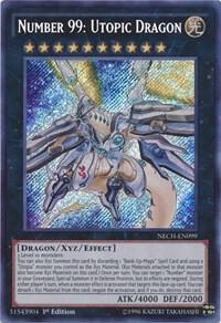 Number 99: Utopic Dragon NECH-EN099 card from The New Challengers