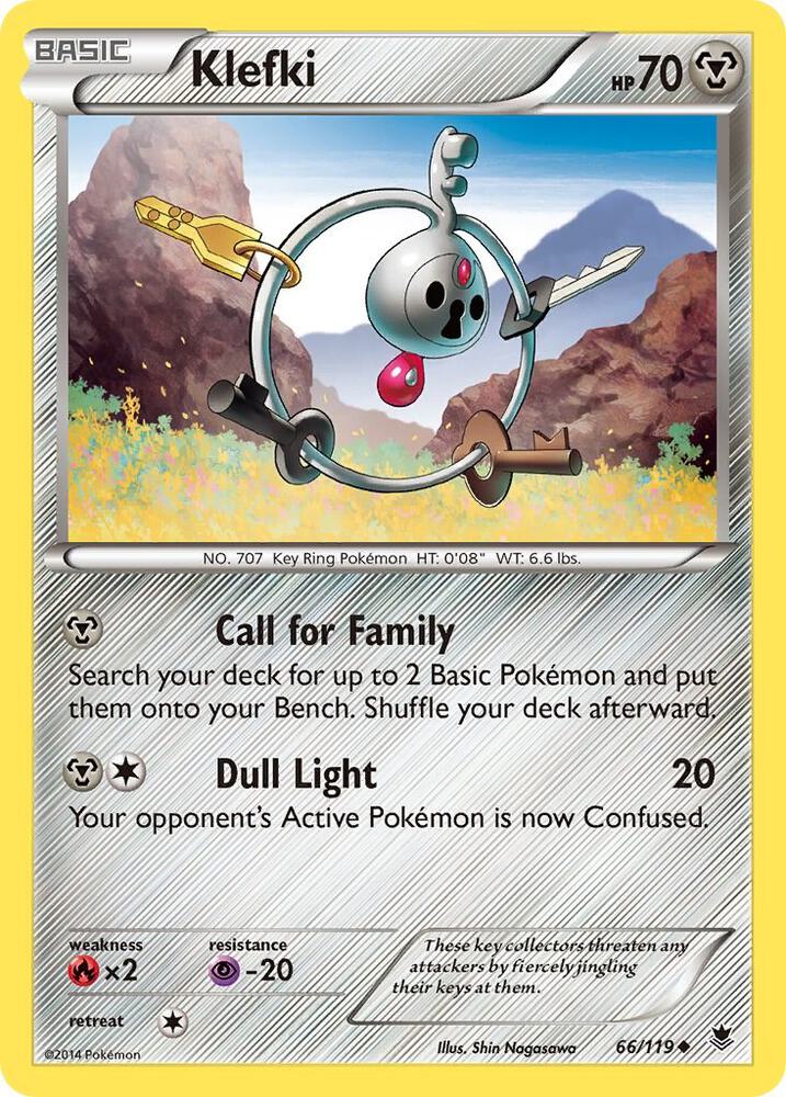 Klefki 66/119 card from XY - Phantom Forces