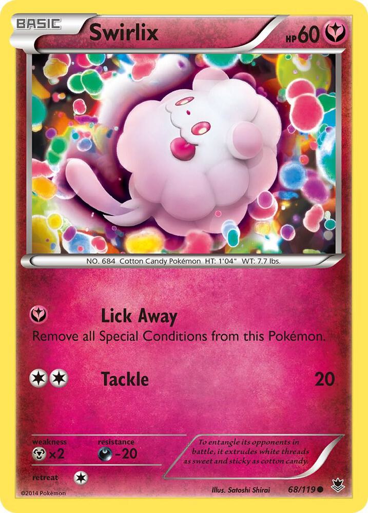 Swirlix 68/119 card from XY - Phantom Forces