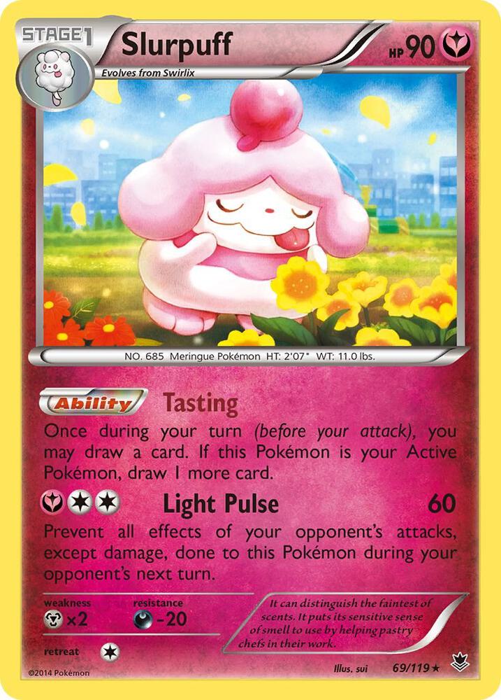Slurpuff 69/119 card from XY - Phantom Forces