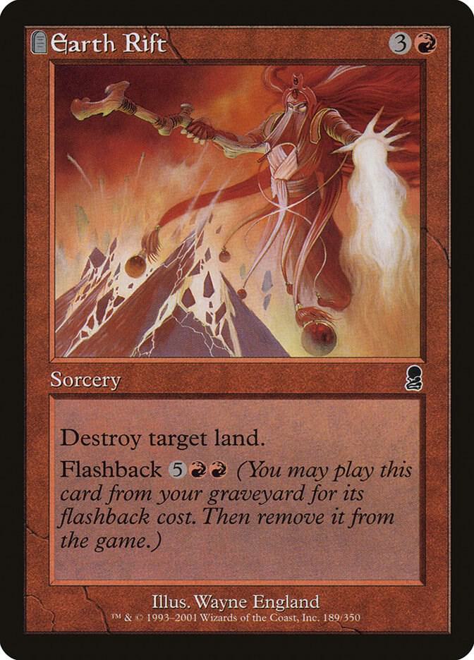 Earth Rift 189 card from Odyssey