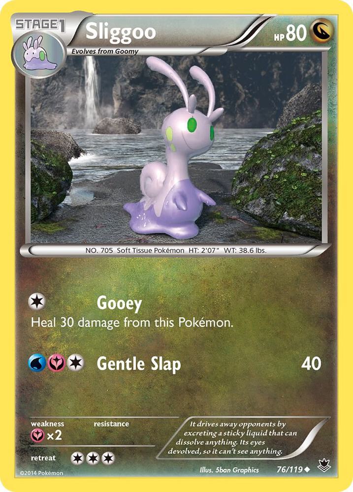 Sliggoo 76/119 card from XY - Phantom Forces