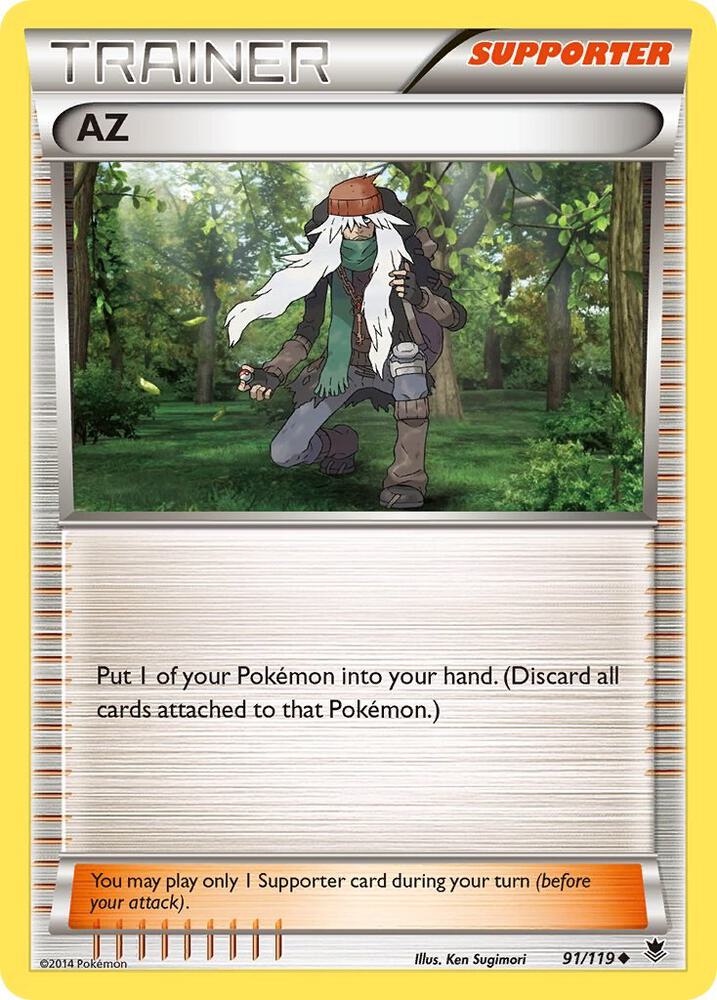 AZ 91/119 card from XY - Phantom Forces