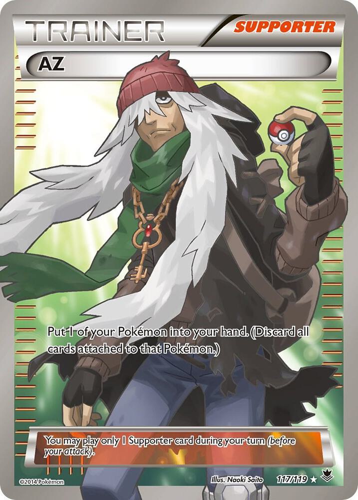 AZ (117 Full Art) 117/119 card from XY - Phantom Forces