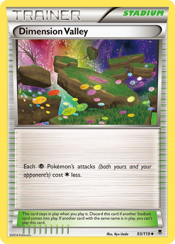 Dimension Valley 93/119 card from XY - Phantom Forces