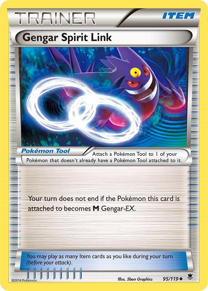 Gengar Spirit Link 95/119 card from XY - Phantom Forces